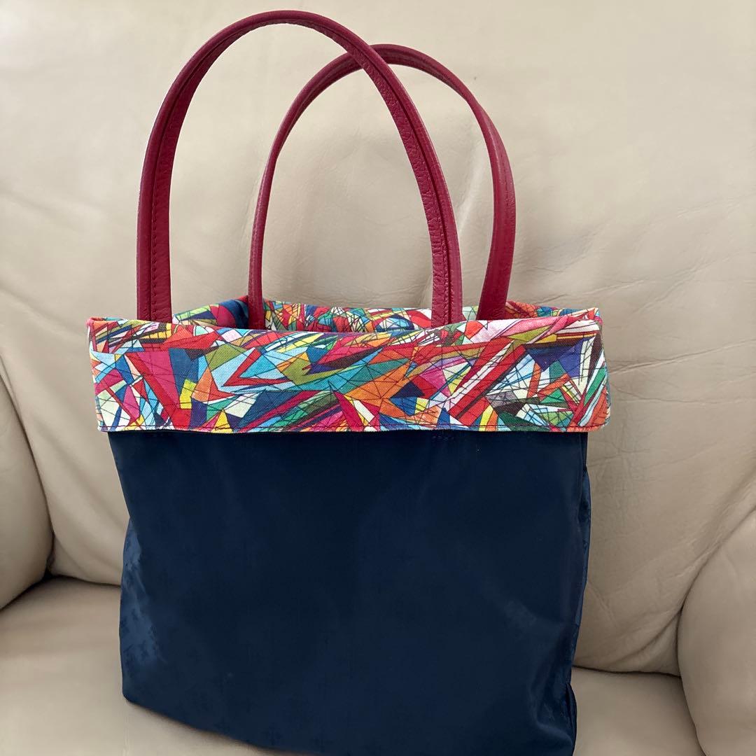 ラシット HERALBONY コラボリバーシブルトートバッグ　おりがみ