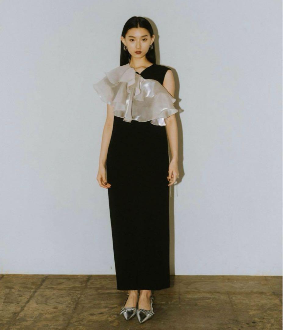 み*ん様 【ANDRESD】glossy multi ruffle dress