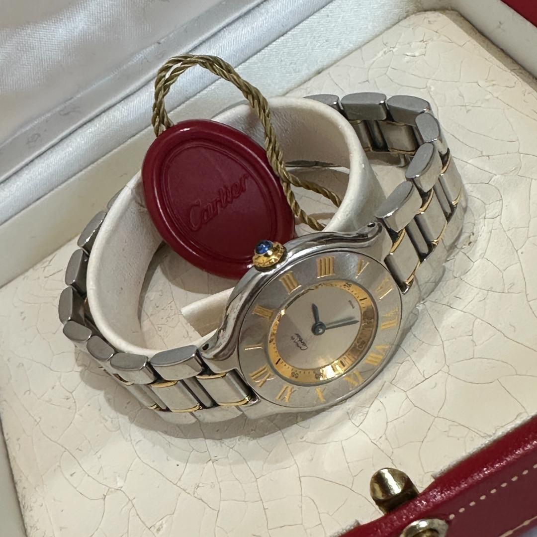 カルティエ マスト21 SMコンビ（SSxYG）クォーツ