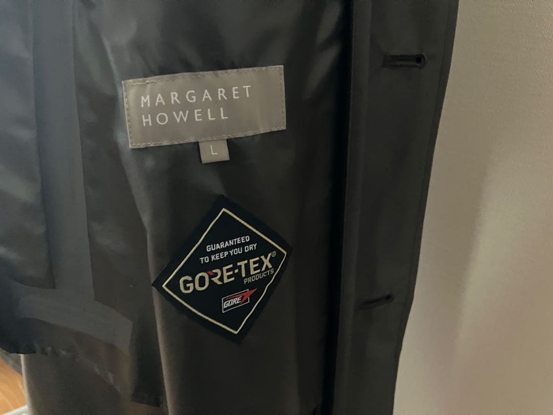 マーガレットハウエル　ステンカラーコート　ゴアテックス