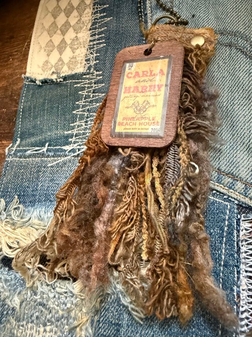 ❣️蘭❣️さま❤️ ウッドタグ　タッセルチャーム