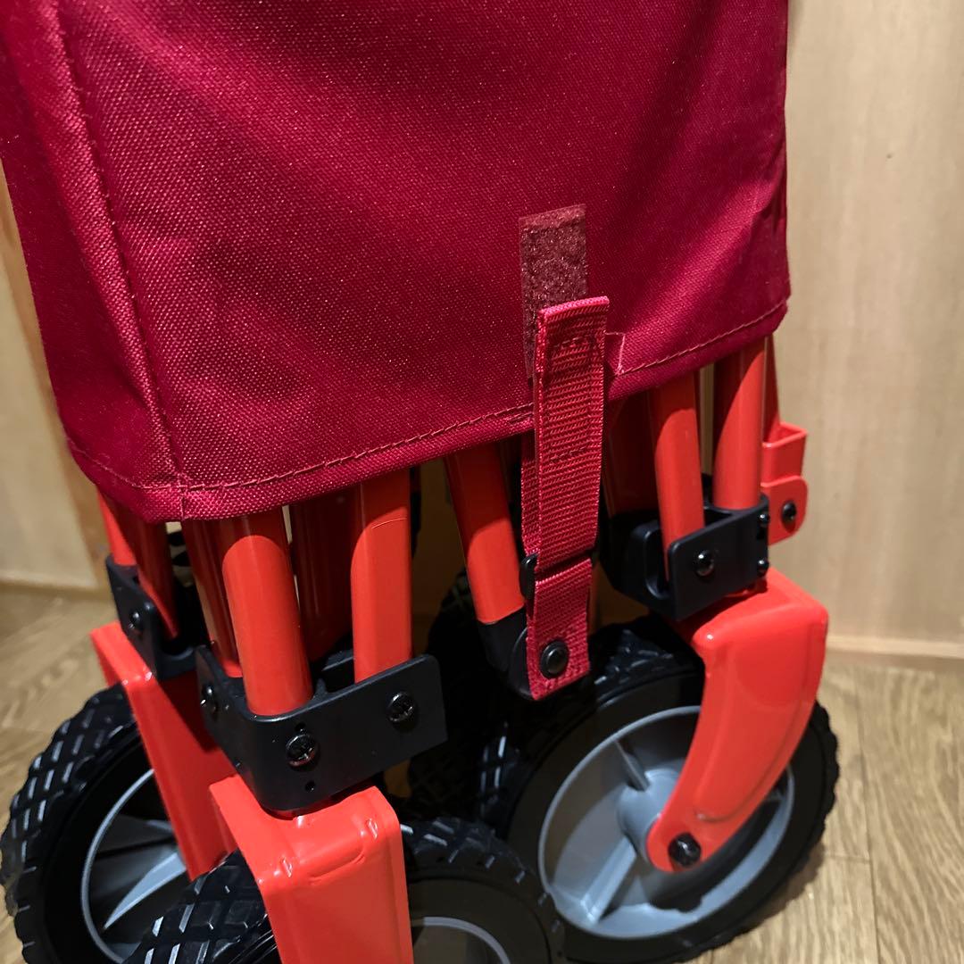 Coleman 赤いキャリーカート