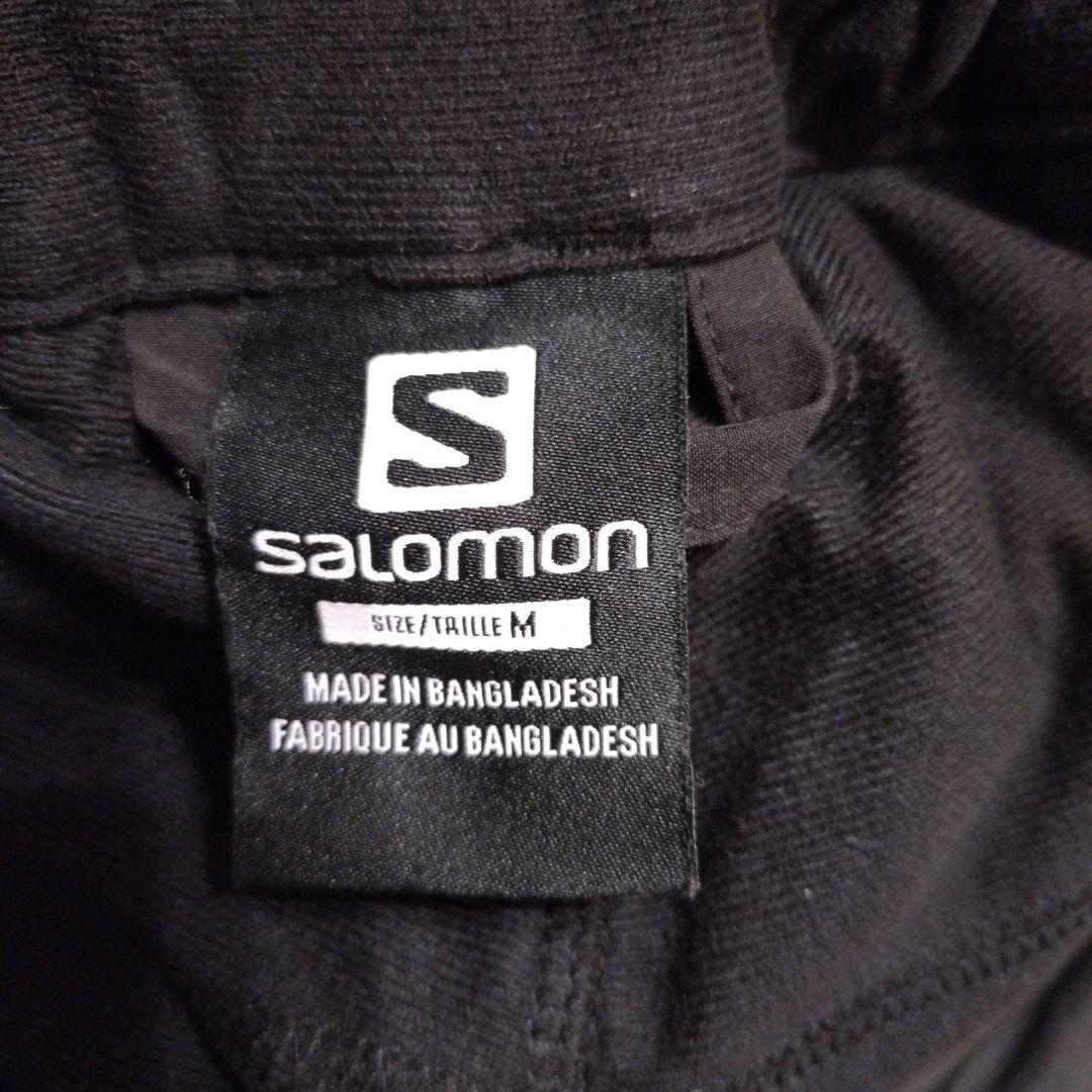 値下げ中!　Salomon スキーウエア　 Mサイズ グレー/ブラック　上下