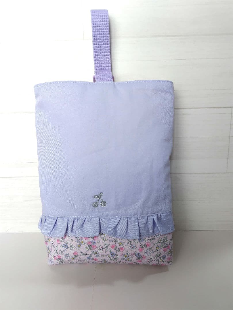 入園入学グッズ4点セット いちご花柄
