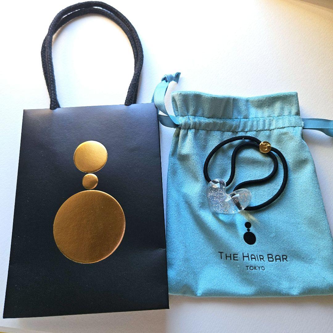 新品 完売色 THE HAIR BAR ハートポニー クリア