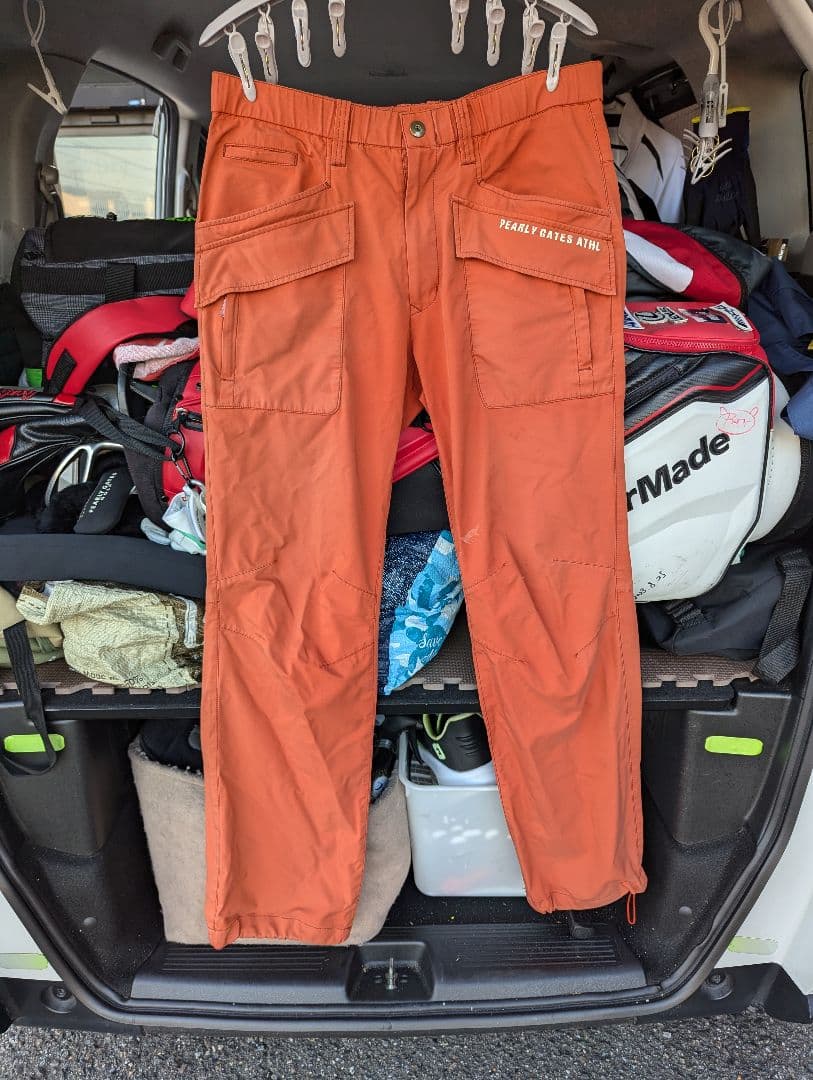 PEARLY GATES オレンジパンツ