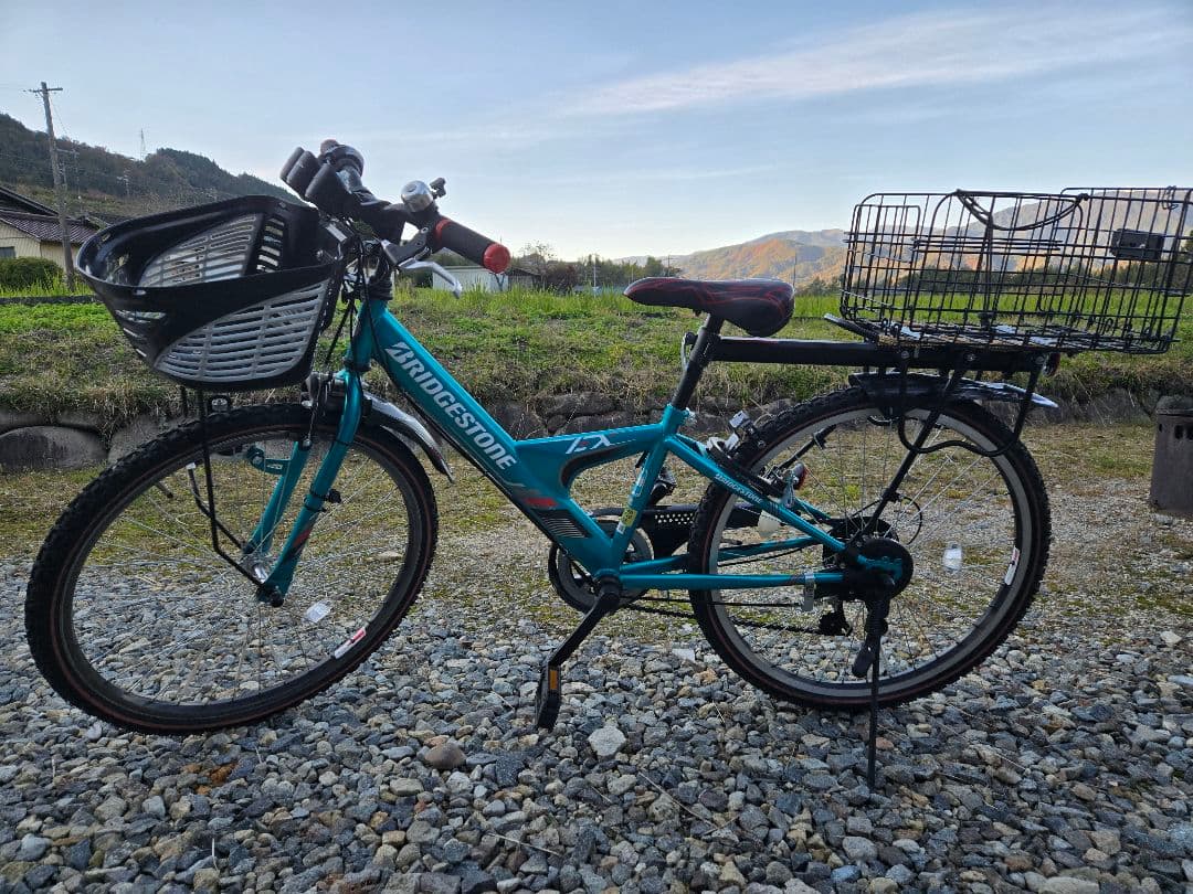 ブリヂストン ジュニアスポーツ自転車 24インチ　グリーン