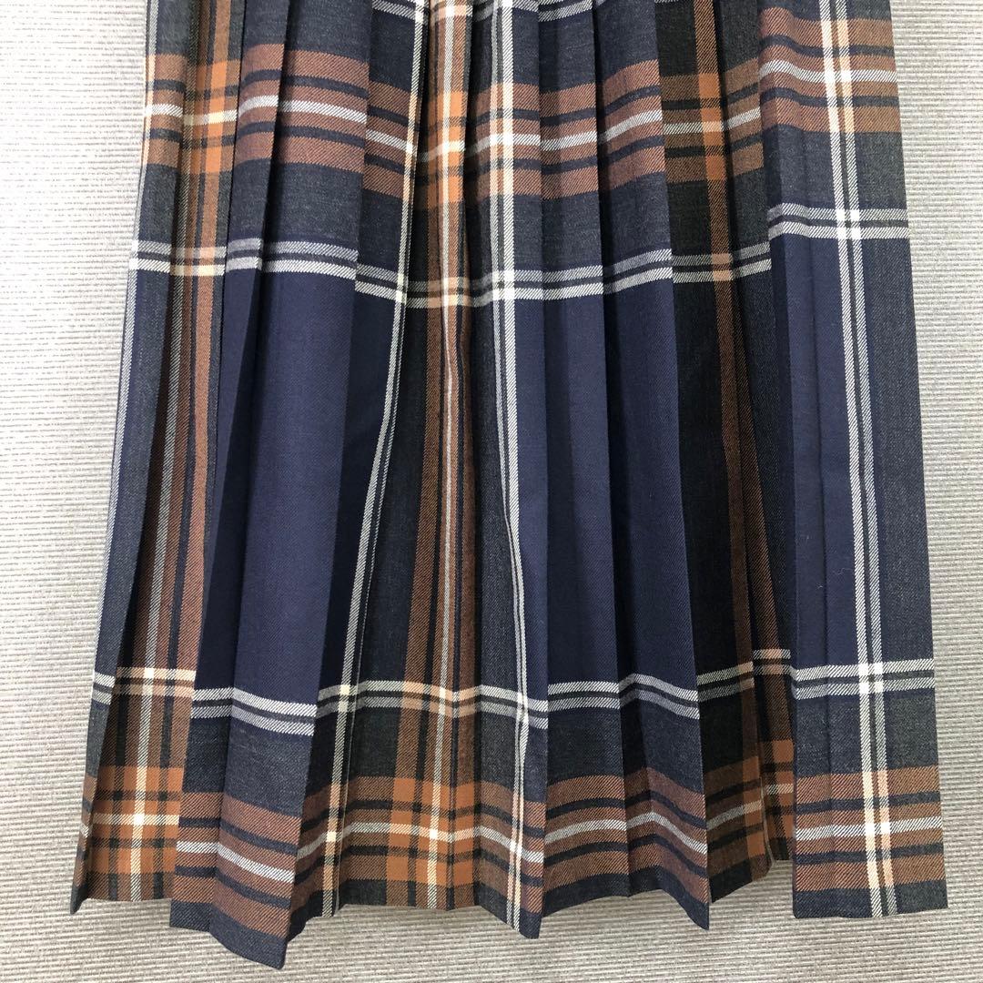 O’NEIL of DUBLIN キルトスカート ロング BARROW ネイビー