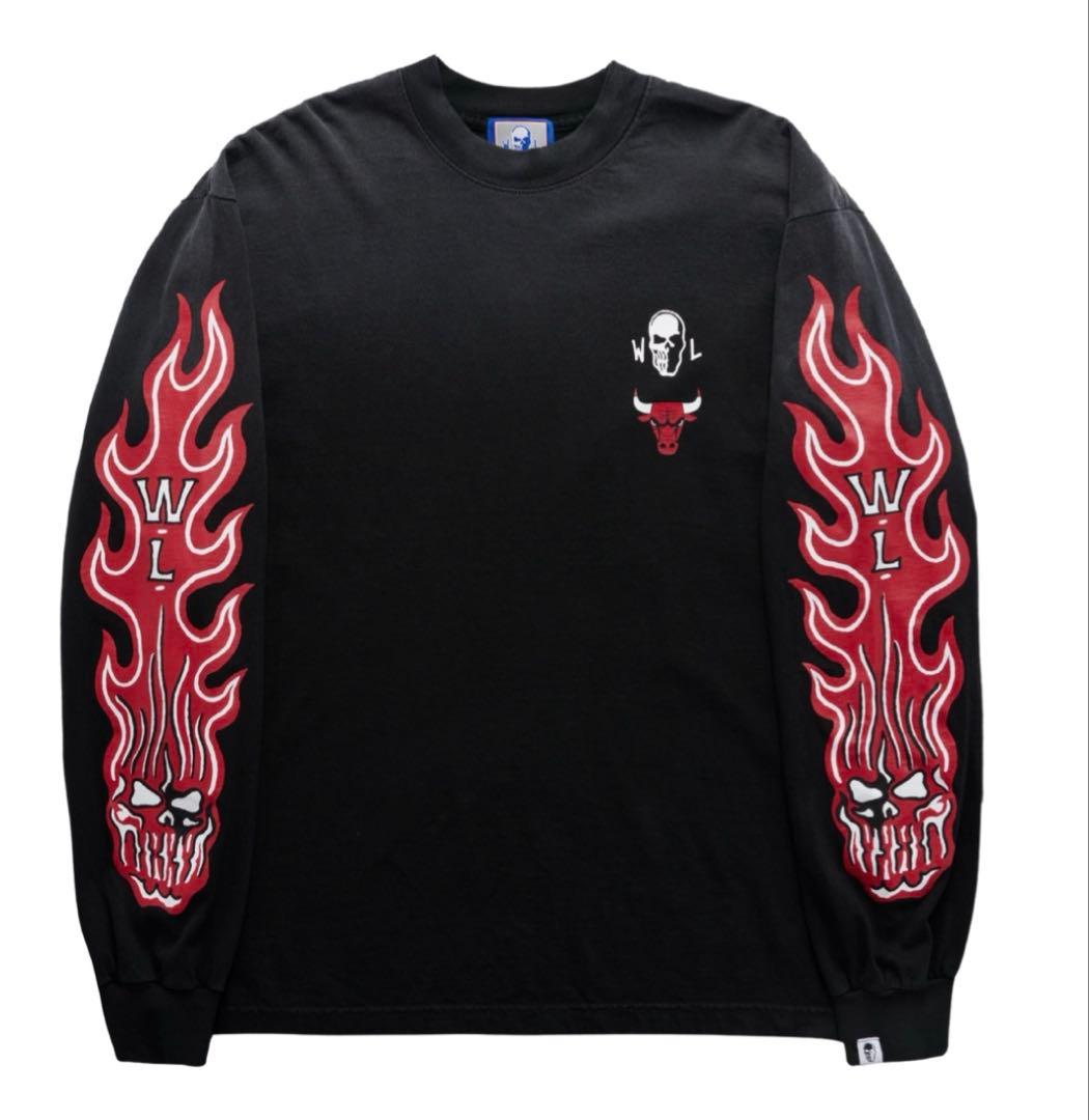 ウォーレンロータス シカゴブルズNBA W.L スカルフレイム Lサイズ