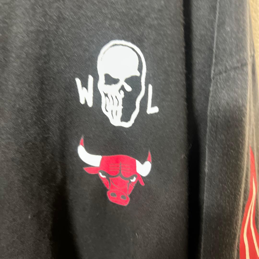 ウォーレンロータス シカゴブルズNBA W.L スカルフレイム Lサイズ