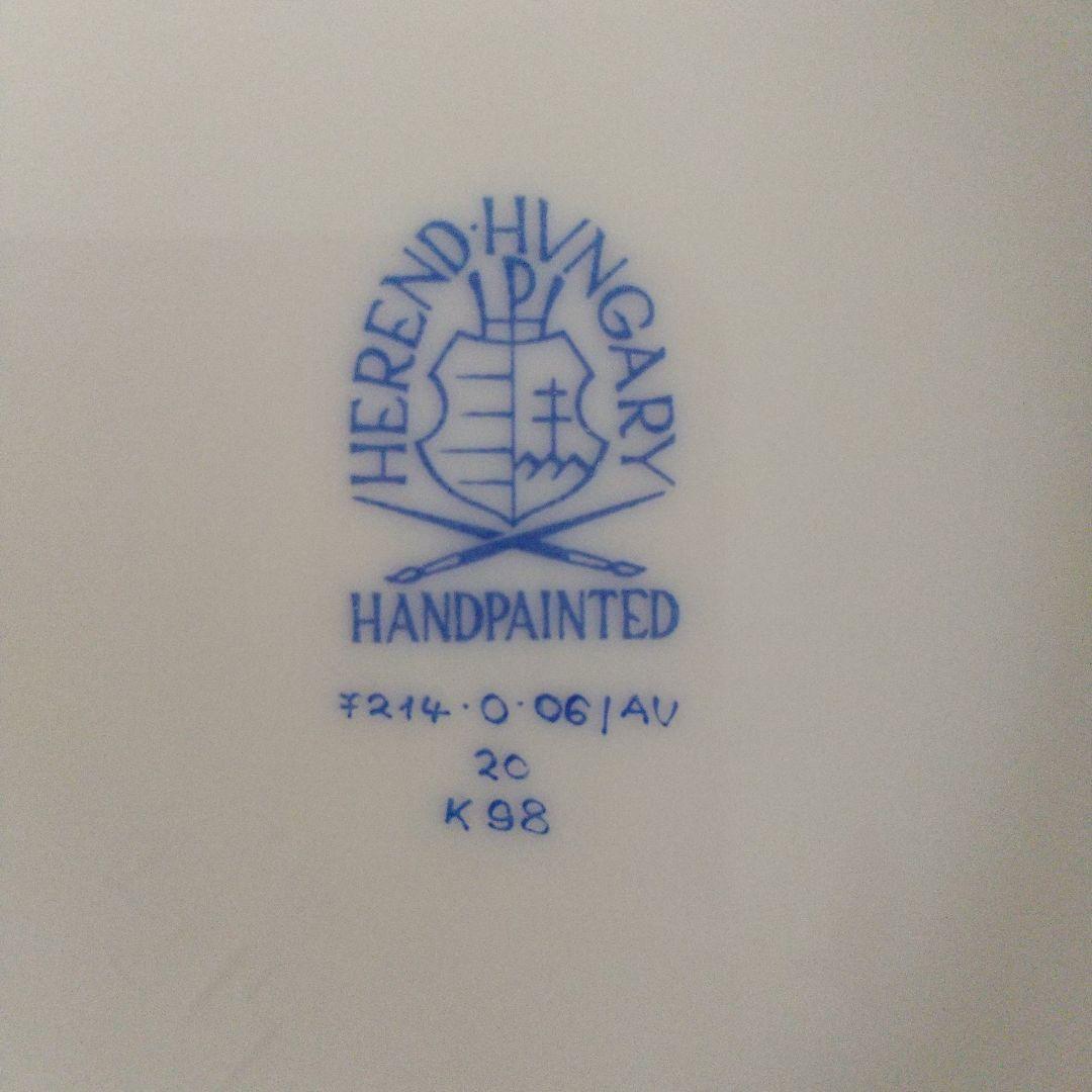 ヘレンド アポニーグリーン フラワーポット