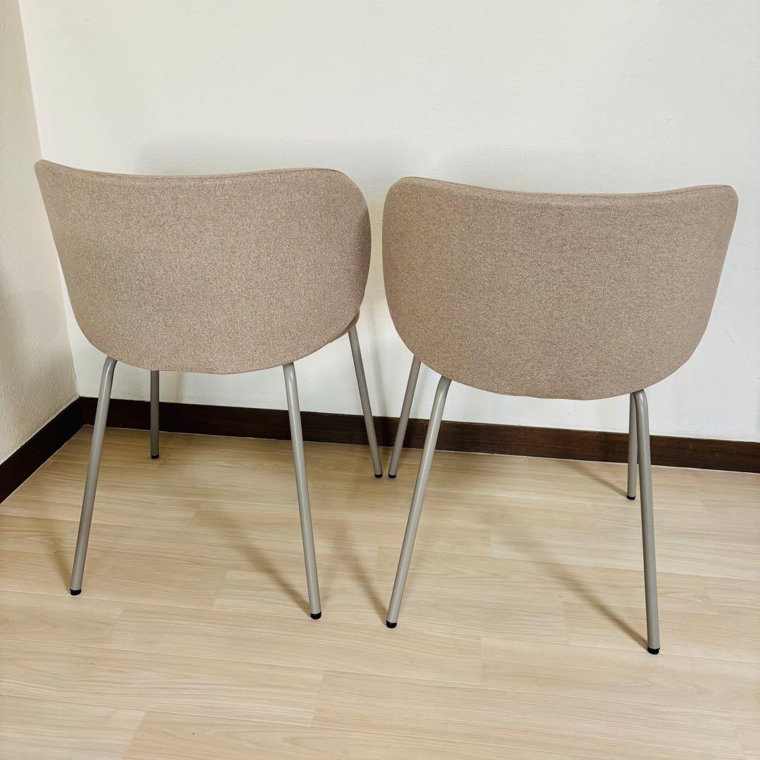 【希少品】IKEA KRYLBO クリルボー チェア・ダークベージュ2脚セット