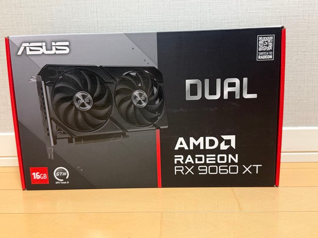 グラフィックボード・グラボ・ビデオカード ASUS Radeon RX 9060 XT 16GB DUAL