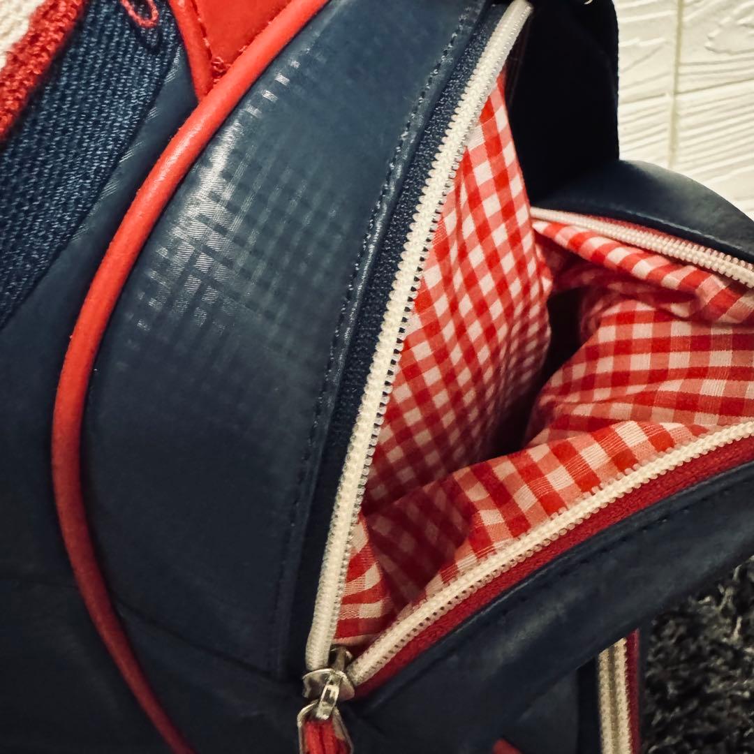 adidas ゴルフキャディバッグ 1949 ネイビー/レッド