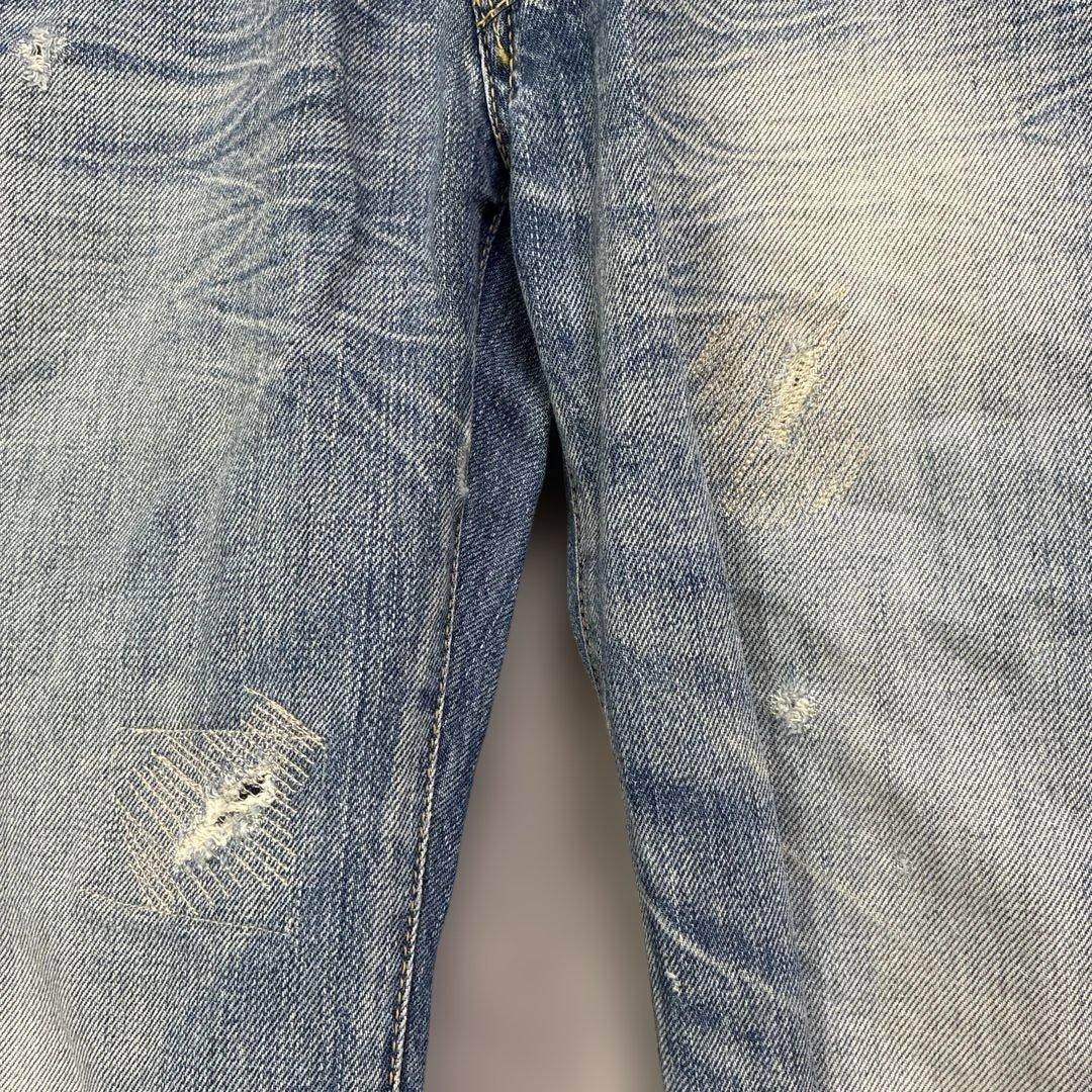 HYSTERIC GLAMOUR ダメージ加工 スタッズ ストレート レディース