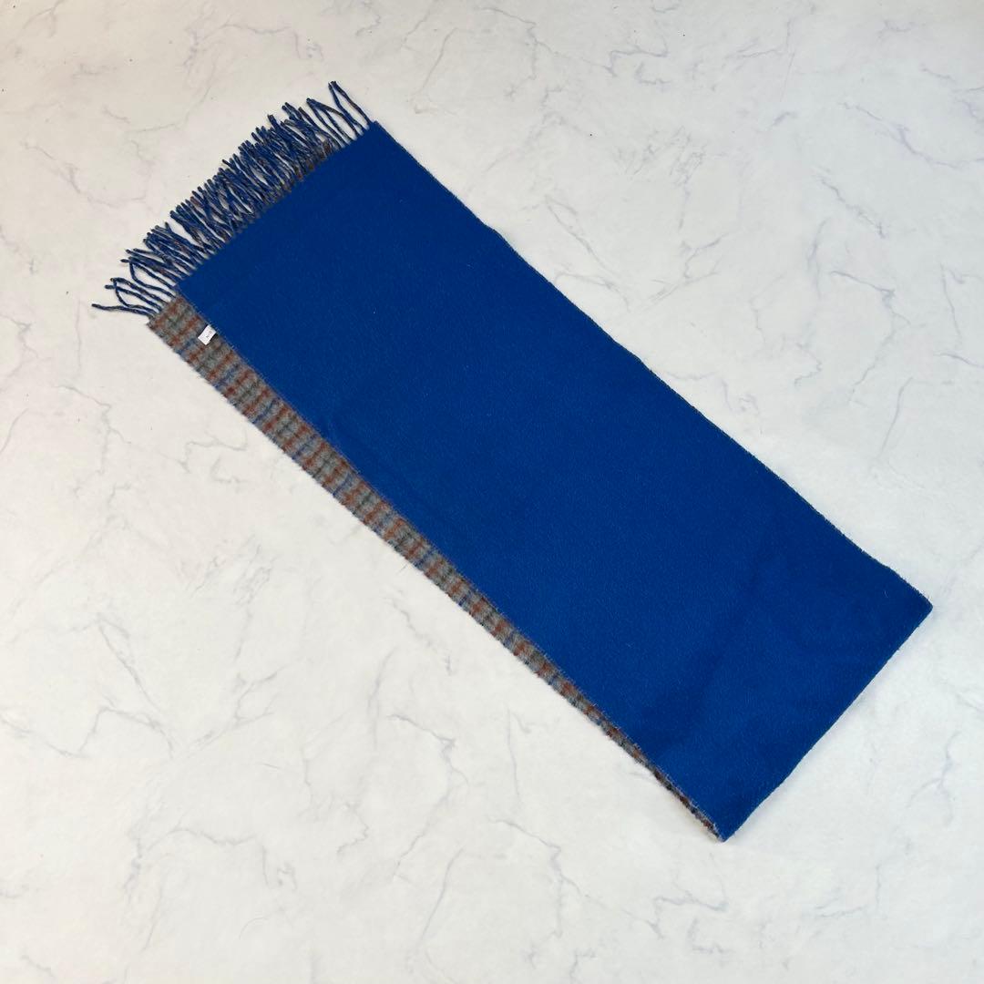 【Drawer別注】JOHNSTONS OF ELGINカシミヤチェックマフラー