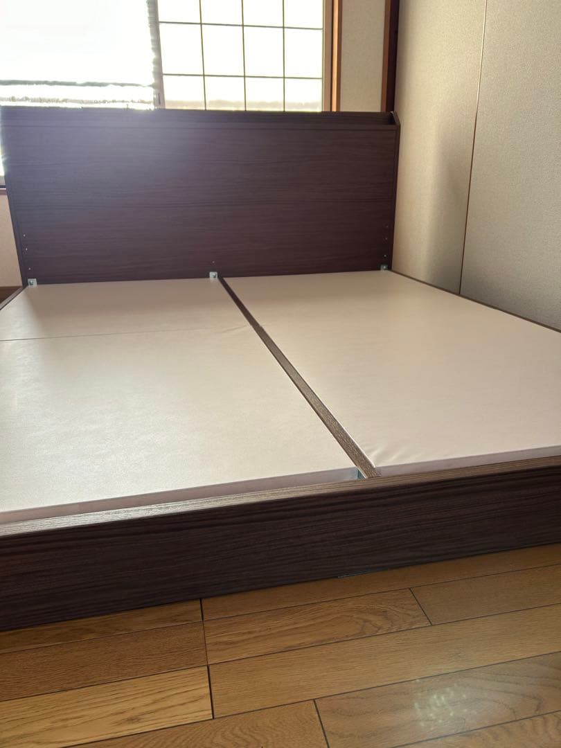 【ニトリ】クイーンベッドフレーム・マットレス 2枚セット