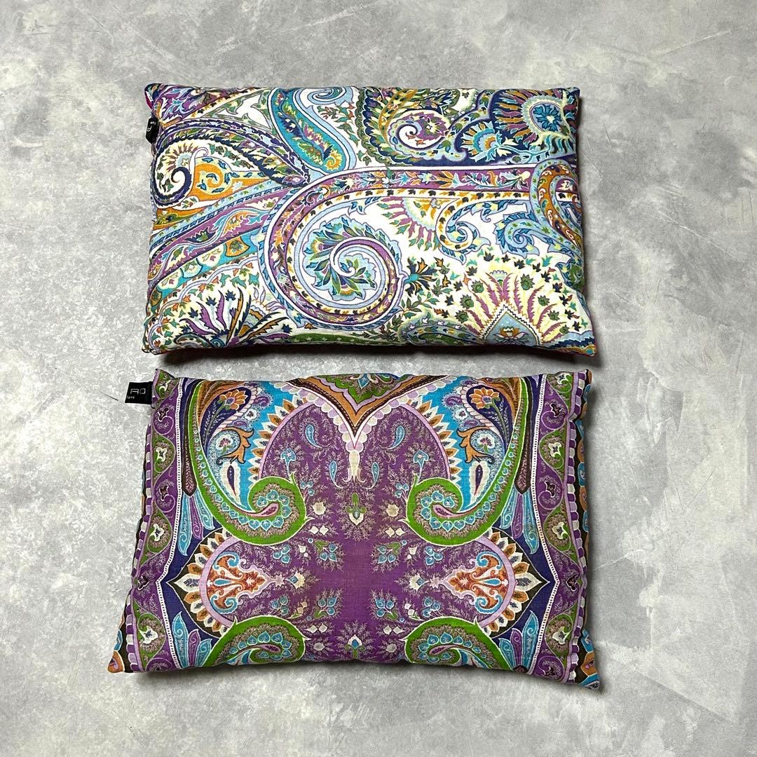 ETRO エトロ ミニ クッション ペイズリー柄 ペア 2個セット