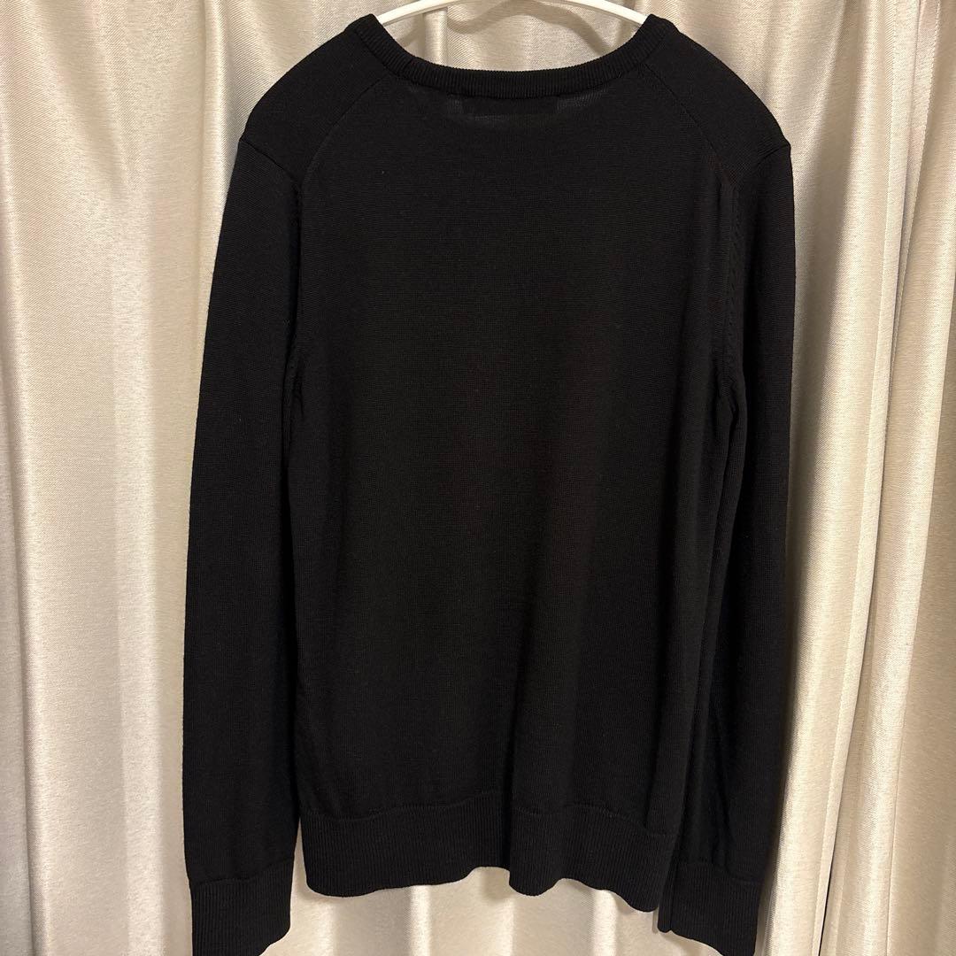 【美品】MAISON KITSUNE クルーネック ニット 紺