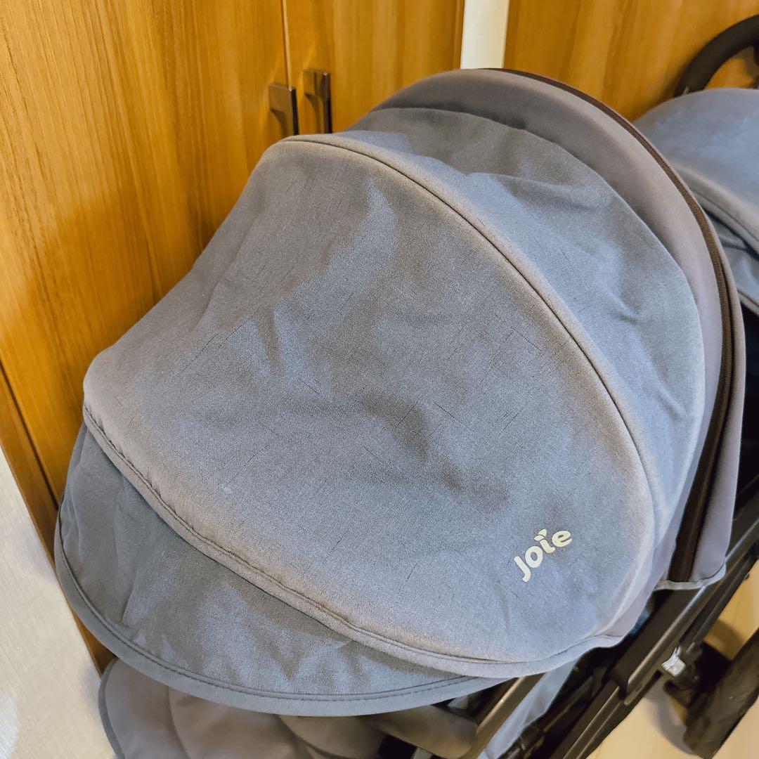 状態良好★Joie ネイビー 2人乗りベビーカー