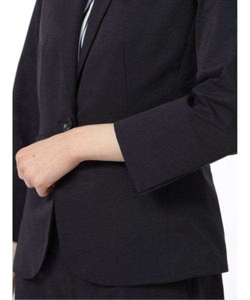 TAKA-Q(タカキュー) スーツパンツセット 7分袖ジャケット＋パンツ 紺