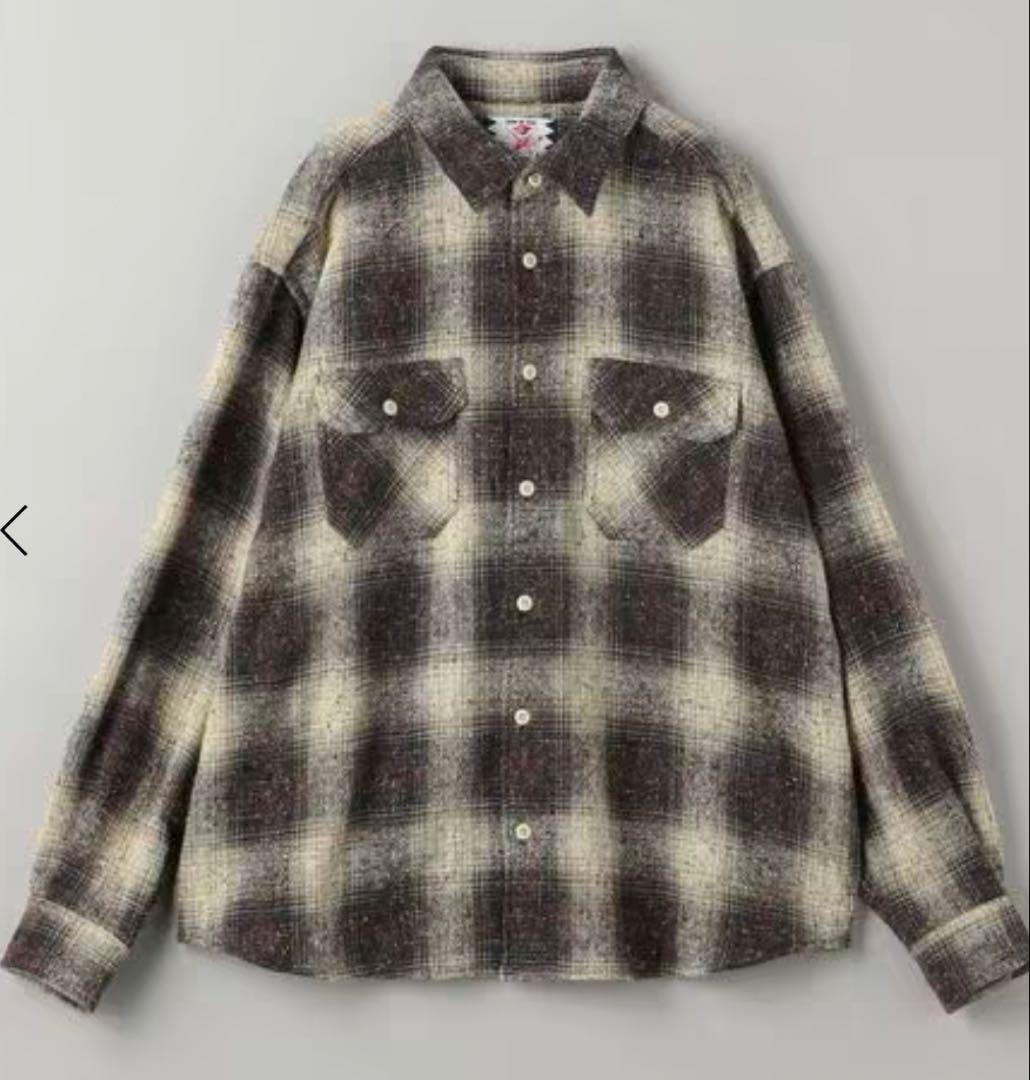 Son of the Cheese サノバチーズチェック柄フランネルシャツ