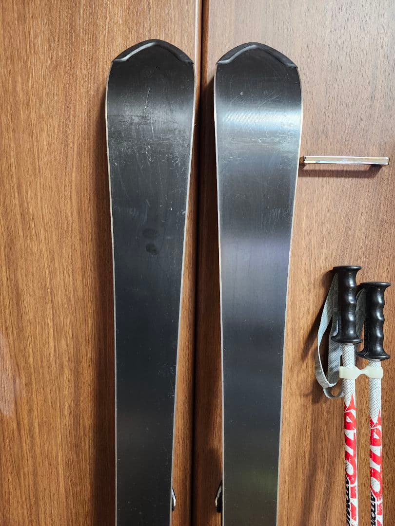 子供スキー板セット スキー板120cm ブーツ22cm　ストック