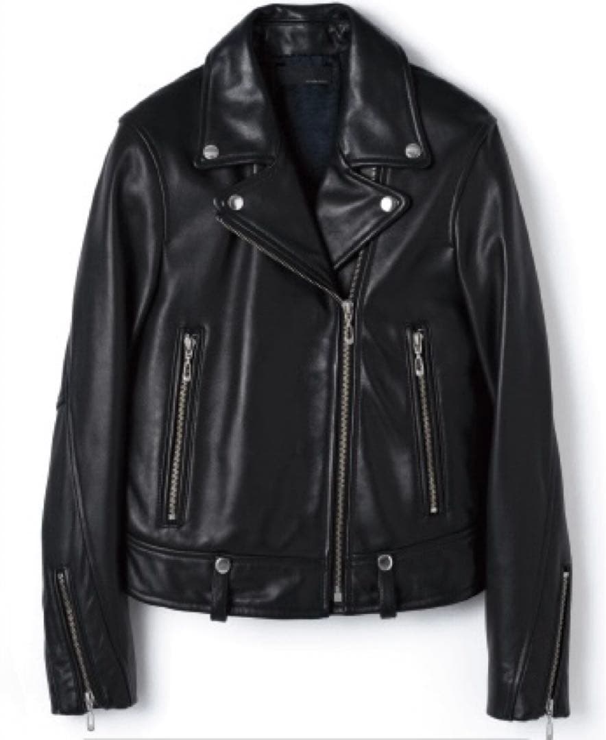 styling/（スタイリング）レザー ライダースジャケット/ブラック