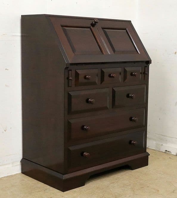 achibana【松本民芸家具】T型 ライティングビューローデスク机