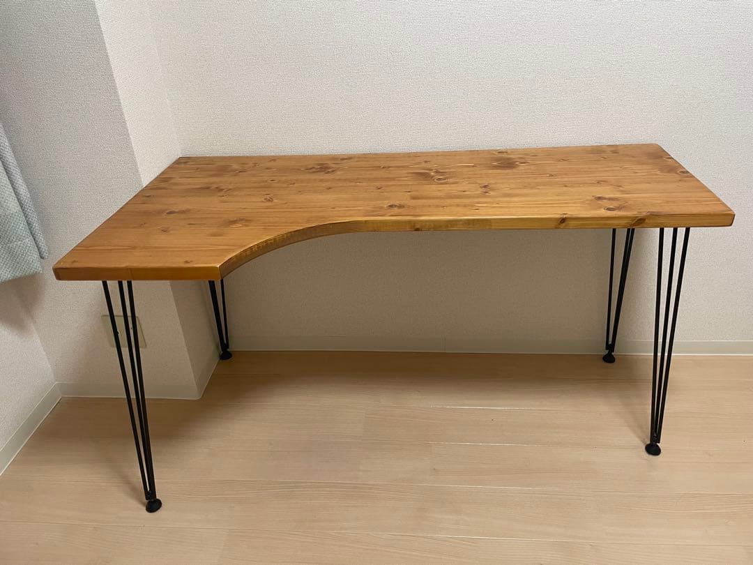 パソコンデスク オフィスデスク 机 L字 おしゃれ LOWYA ミシン台　木製