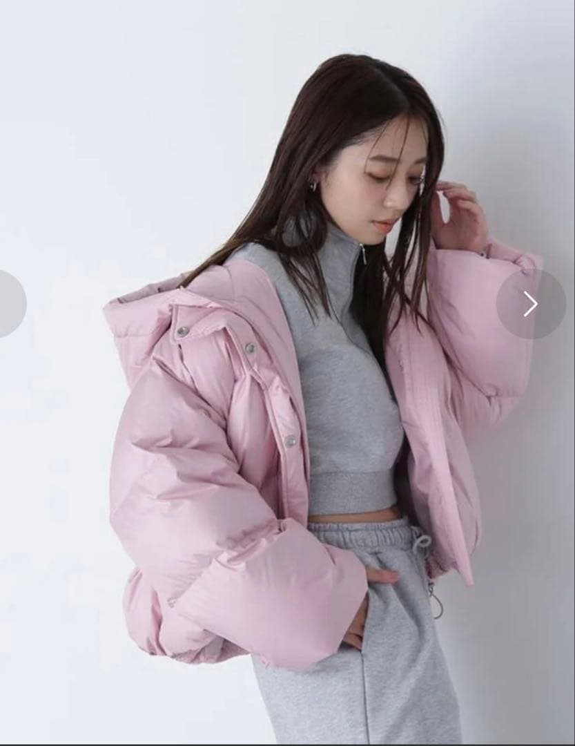 極美品！ナチュラルビューティーベーシック　ショートダウンフェザージャケット