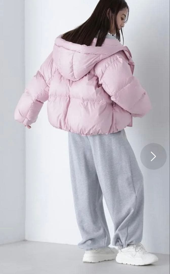 極美品！ナチュラルビューティーベーシック　ショートダウンフェザージャケット