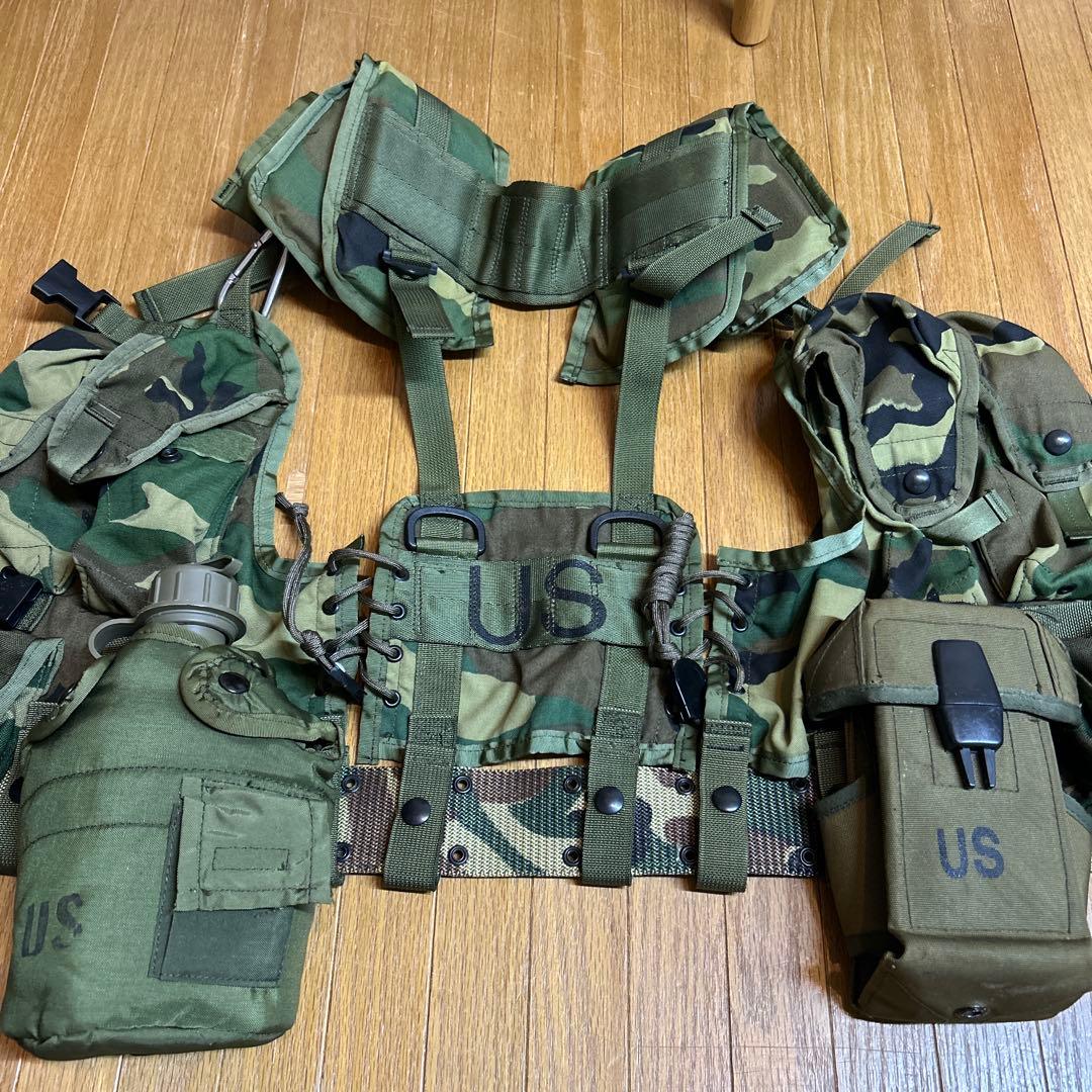 アメリカ軍 TLBV タクティカルロードベアリングベスト　水筒　マガジン入ら等