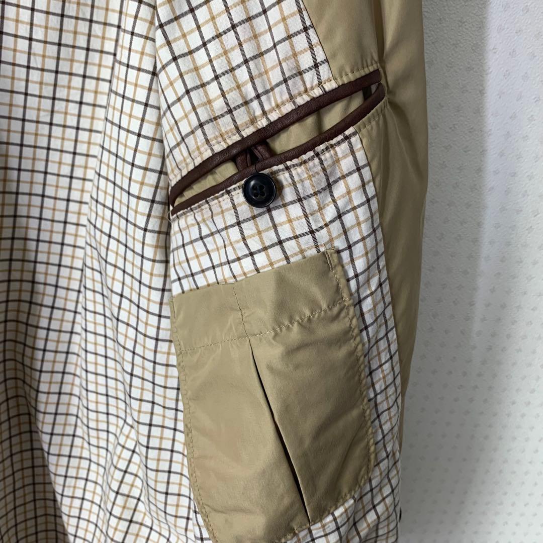 美品 ポロバイラルフローレン スイングトップ M ベージュ ポリエステル 刺繍