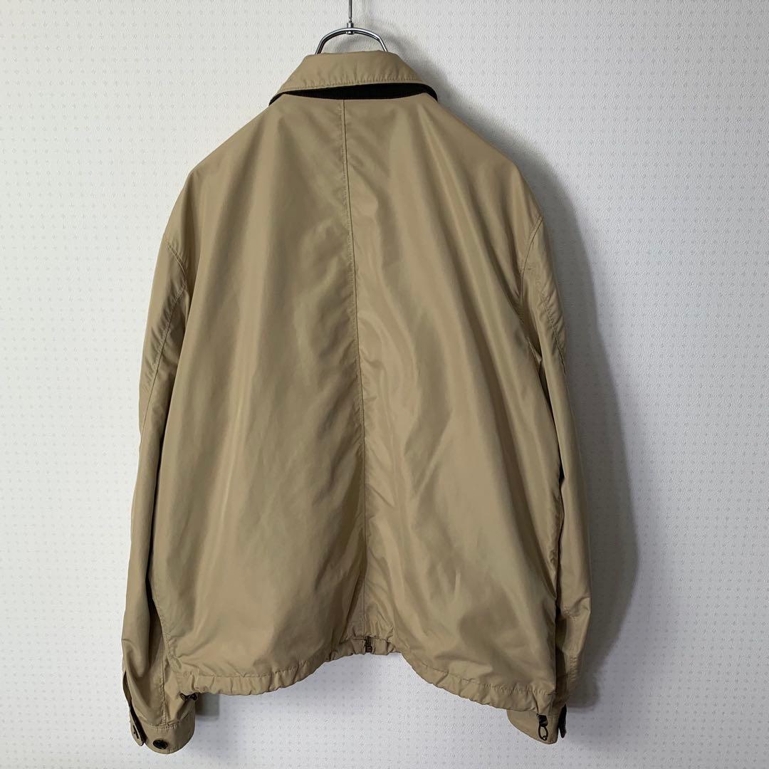 美品 ポロバイラルフローレン スイングトップ M ベージュ ポリエステル 刺繍