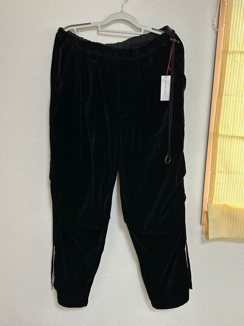 barbell object バーベルオブジェクト ベロア パンツ 美品
