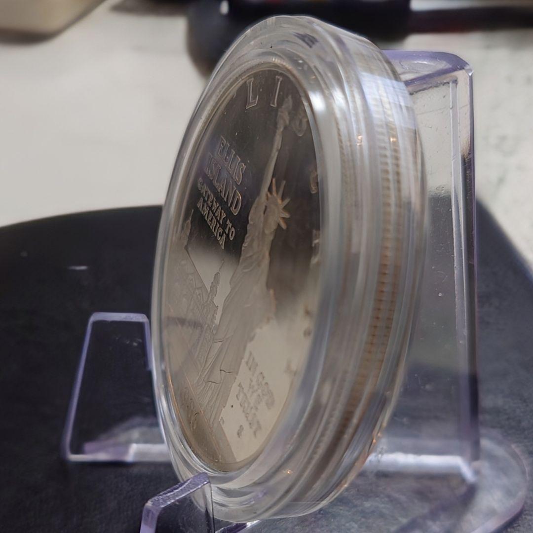 1986年 アメリカ銀貨 1ドル リバティ自由の女神記念銀貨SV900+白銅貨