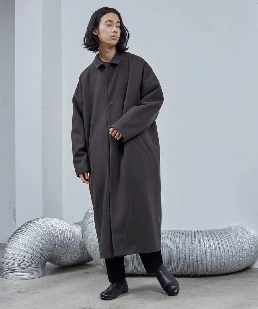 D*M様 dulcamara ステンカラーコート　ウール　ワイドシルエット　新品