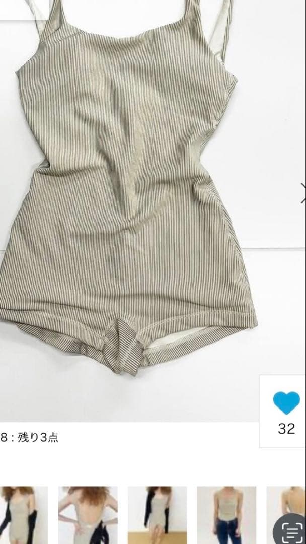 コ*ー様 リブ編みワンピース水着