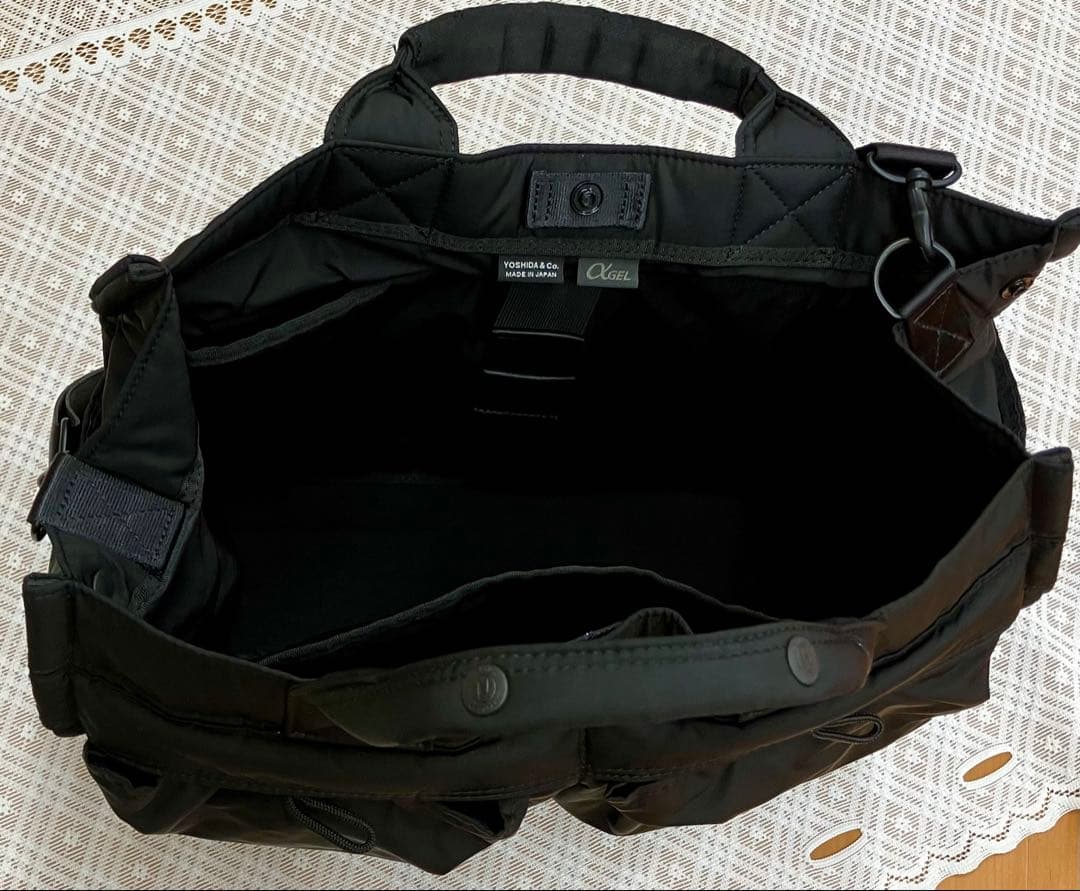 ら*ア様 PORTER/吉田かばん◆ブラック トートバッグ◆片