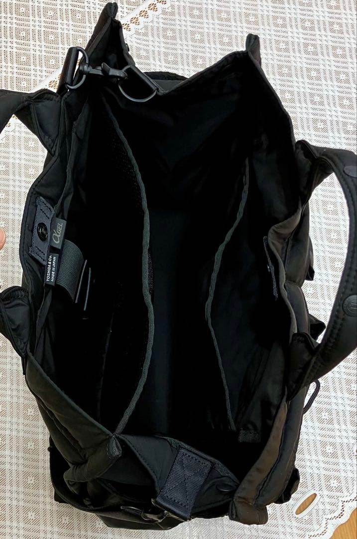 ら*ア様 PORTER/吉田かばん◆ブラック トートバッグ◆片