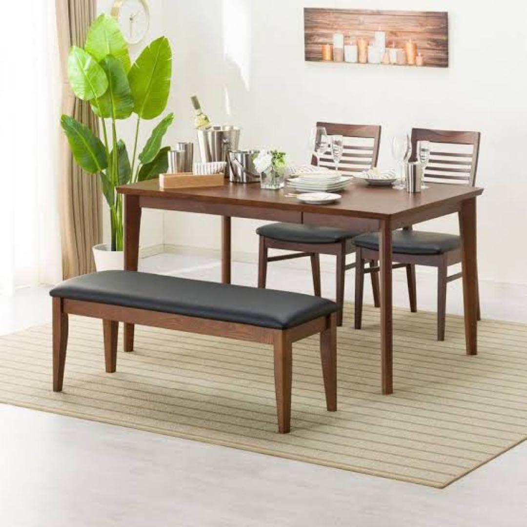 【4/11までに港区で受け渡し】ニトリ 木製ダイニングテーブルセット