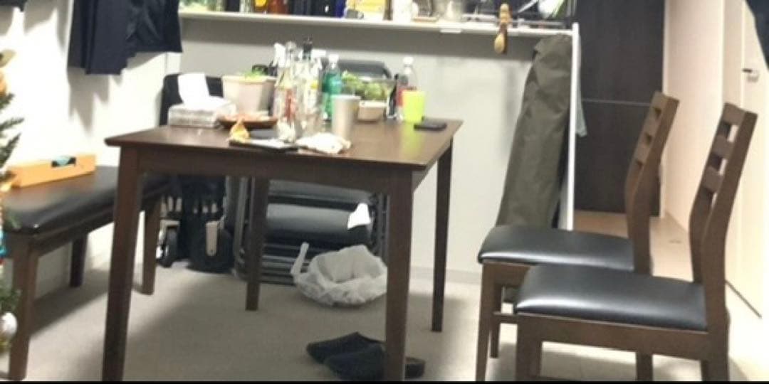 【4/11までに港区で受け渡し】ニトリ 木製ダイニングテーブルセット