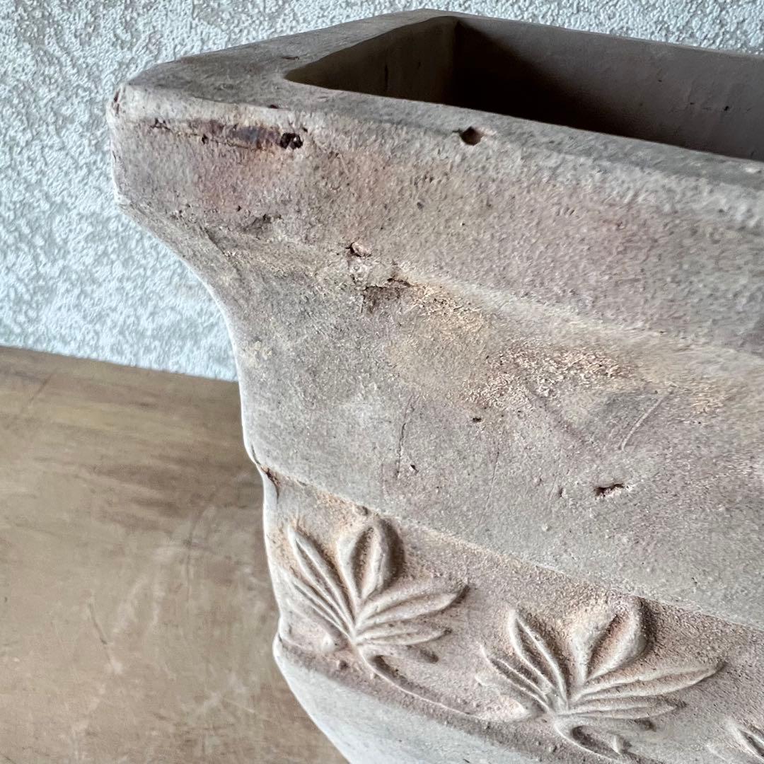 mintでお願いします最終お取り扱いアンティーク風テラコッタ四角大サイズ①