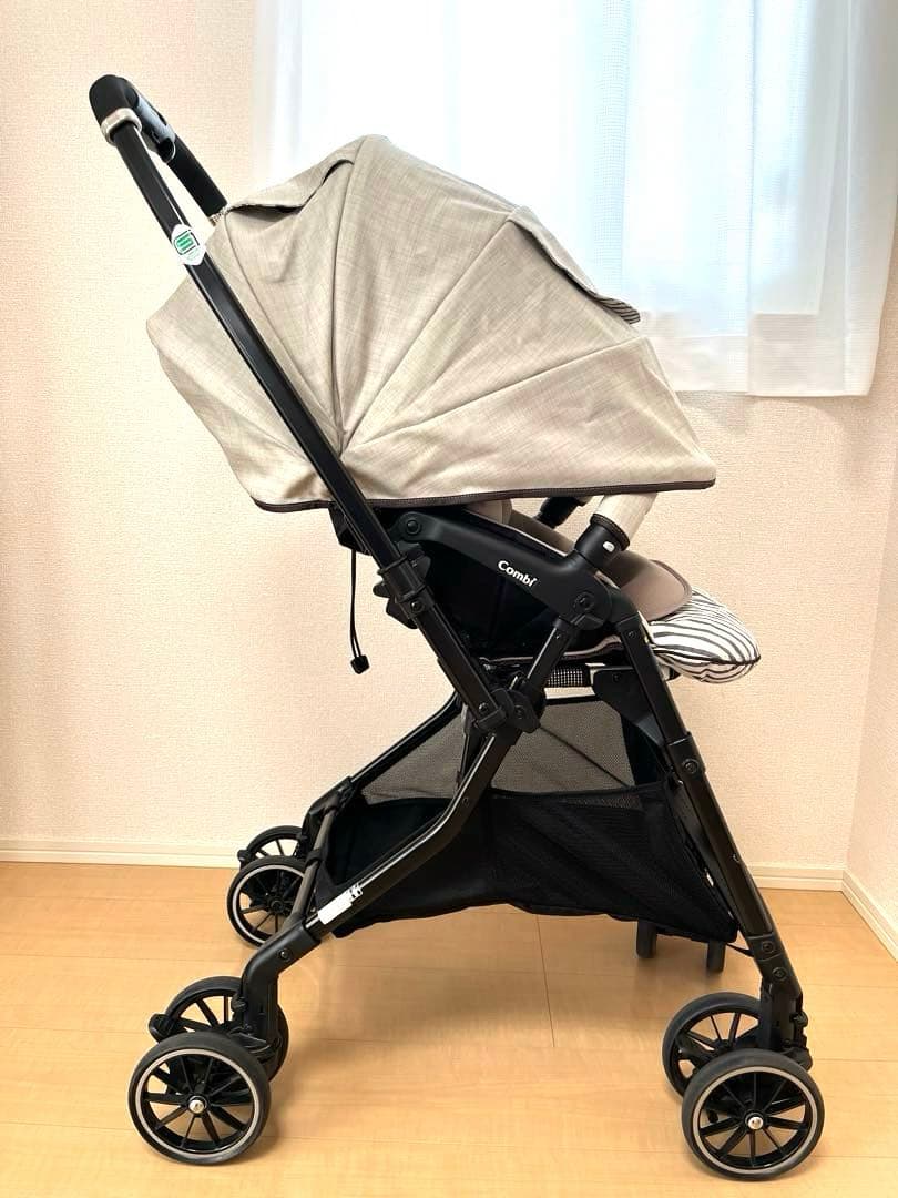 【美品】コンビ ホワイトレーベル スゴカルα 4キャス エッグショック HT