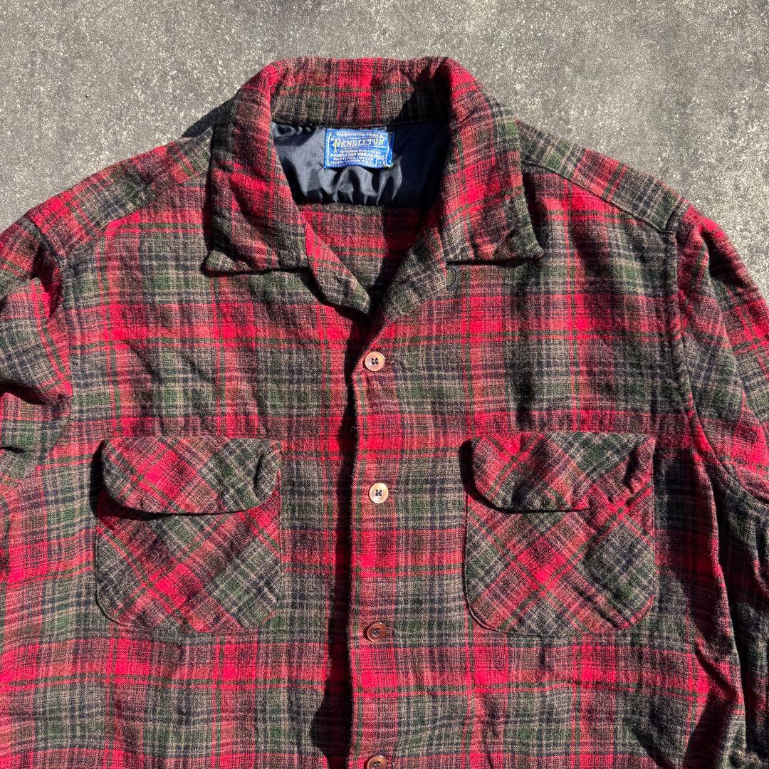 はち PENDLETON 60s シャドーチェックボードシャツ キムタク