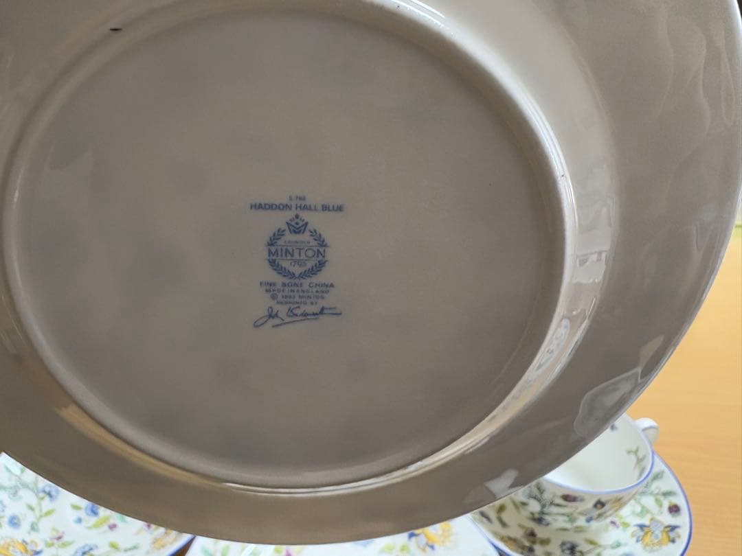 ミントン　花柄ティーセット 陶器製