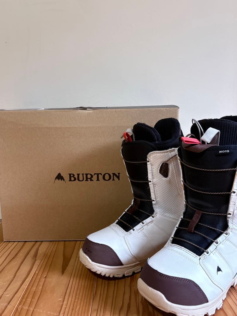 田*中様 BURTON MOTO スノーボードブーツ ホワイト/ブラウン