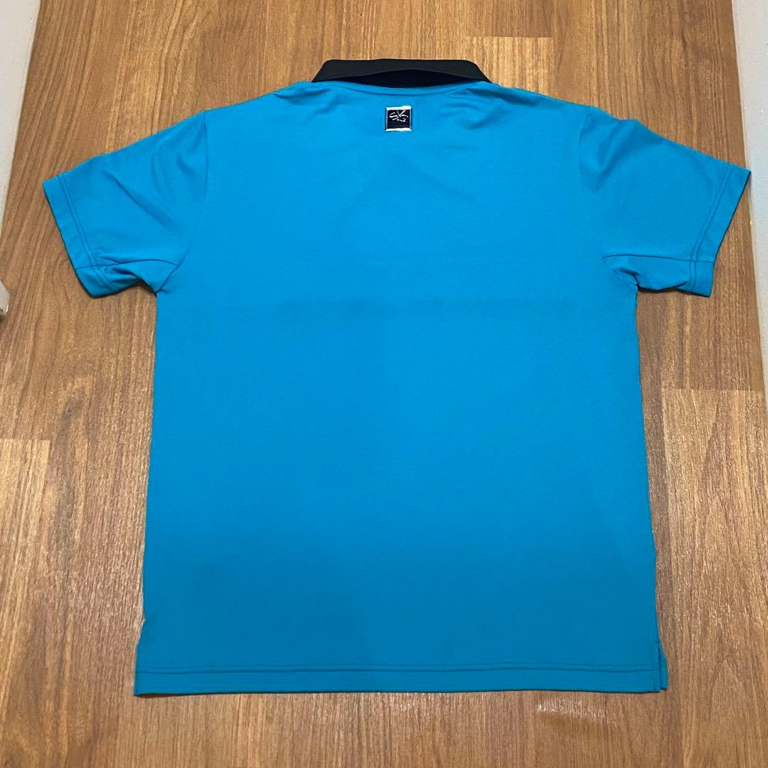 【SY32 SWEET YEARS】ポロシャツ XL ターコイズブルー