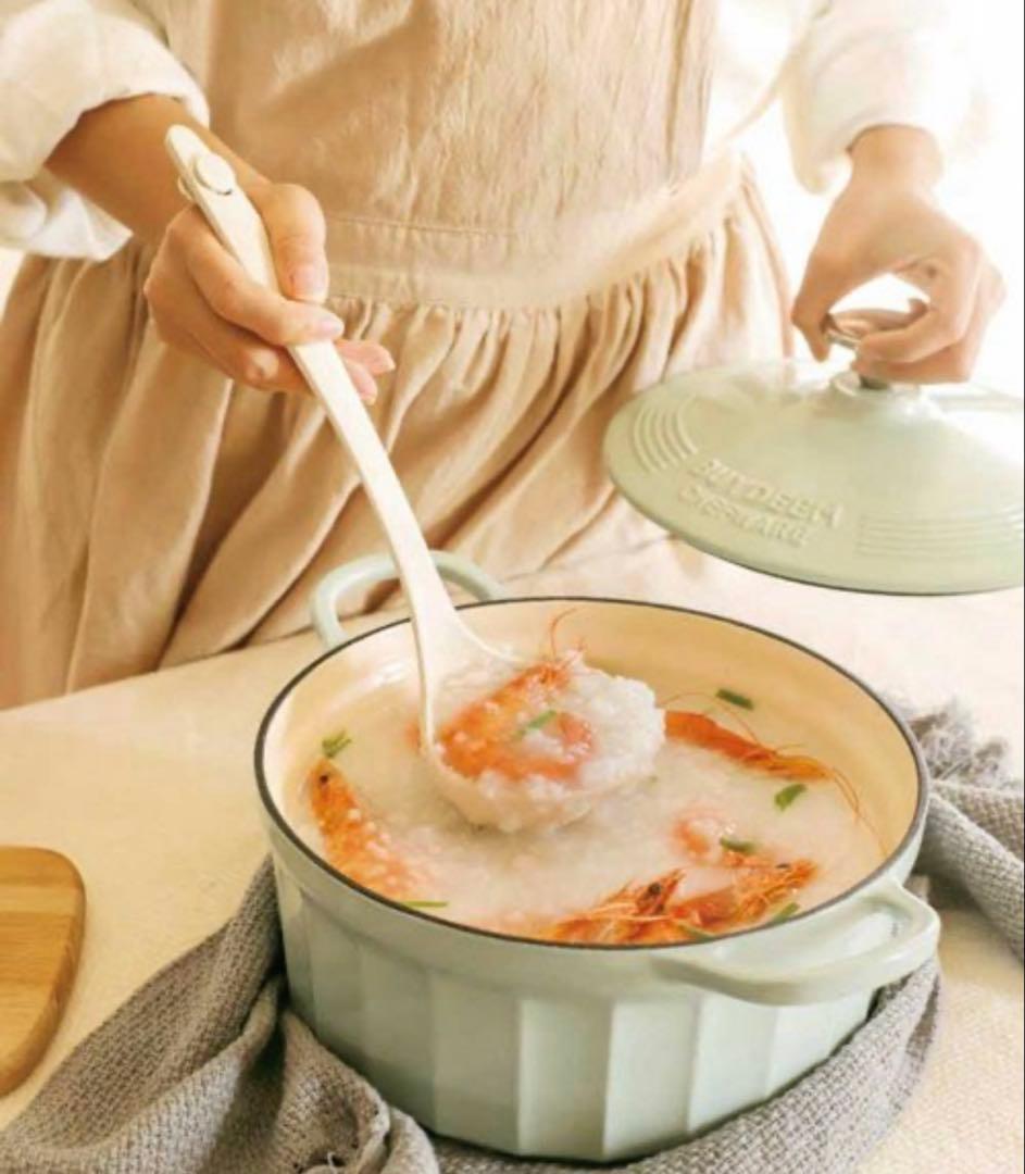 バイディーム　ホーロー鍋　鋳物ホウロウ鍋　パープル　ストウブ　時短料理